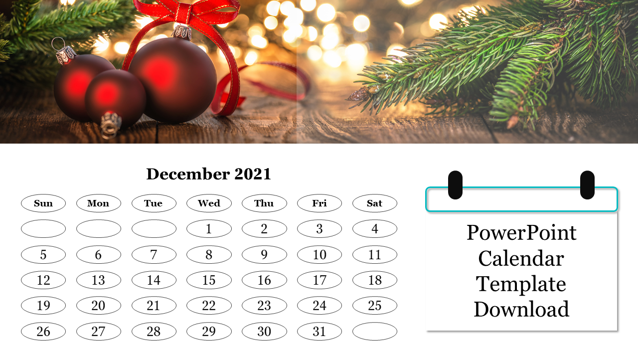 PowerPoint Calendar Template Download